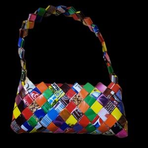 Nahui Ollin Clutch Candy Wrapper Purse